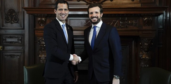 Pablo Casado se reúne con Juan Guaidó