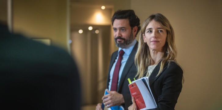 Los diputados Cayetana Álvarez de Toledo y Guillermo Mariscal.
