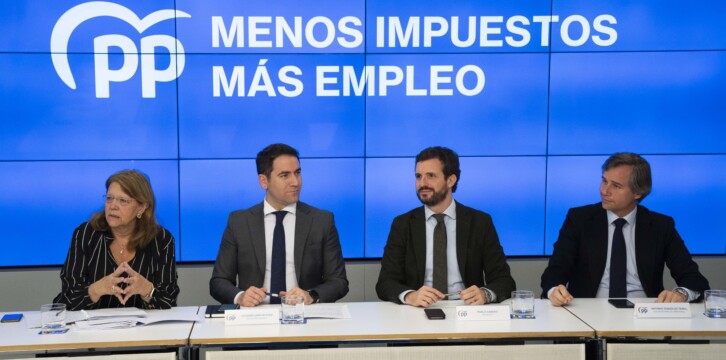 Reunión con consejeros de Hacienda del PP