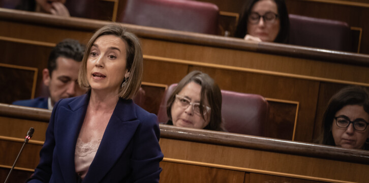 Cuca Gamarra en la Sesión de Control en el Congreso de los Diputados