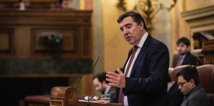 El diputado del GPP en el Congreso de los Diputados, José Antonio Bermúdez de Castro