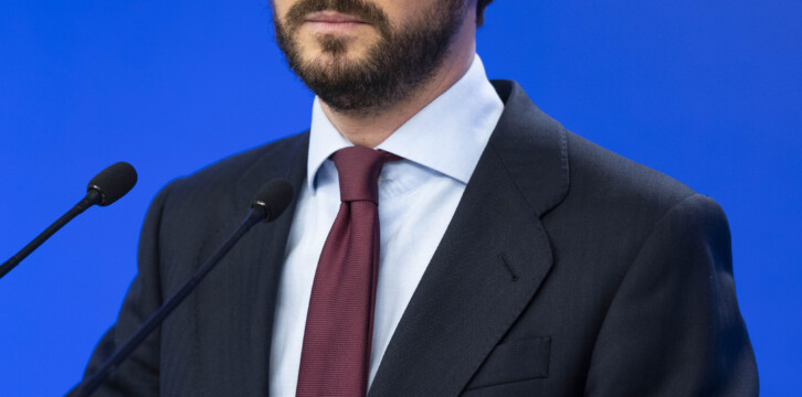 Pablo Casado en rueda de prensa