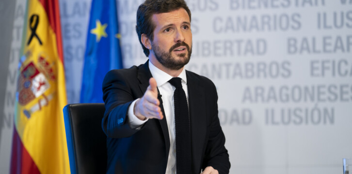 Rueda de prensa de Pablo Casado