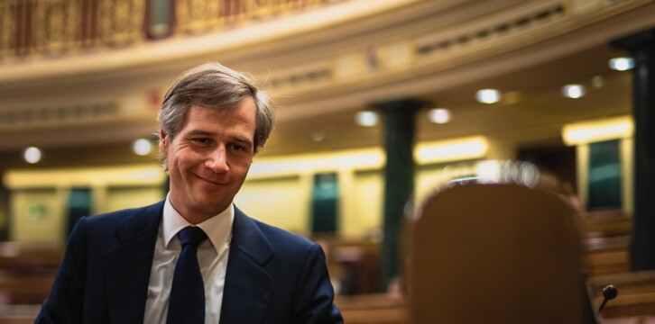El vicesecretario de Territorial del Partido Popular, Antonio González Terol, en la Sesión de Control al Gobierno