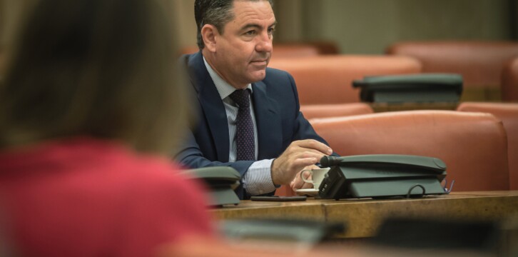 Miguel Ángel Jerez en la Comisión de Justicia