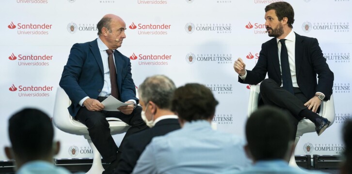 Pablo Casado y Luis de Guindos