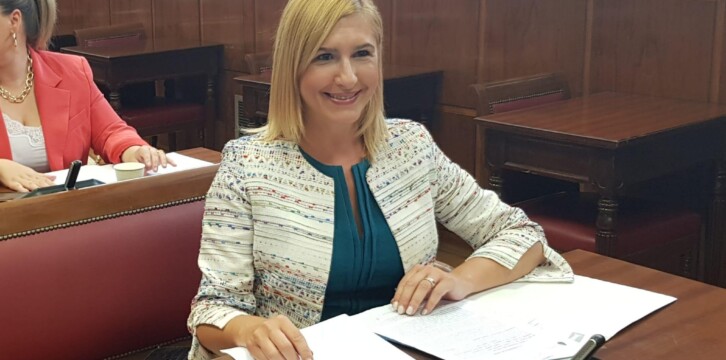 La senadora por Castellón, Salomé Pradas