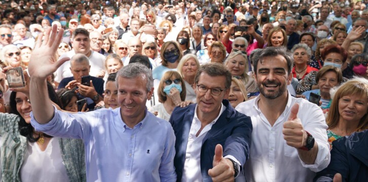 Alberto Núñez Feijóo participa en la IV Romería Popular de O Pino