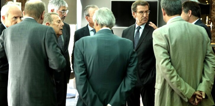 Alberto Núñez Feijóo, interviene en la conferencia y almuerzo-coloquio de Barcelona Tribuna
