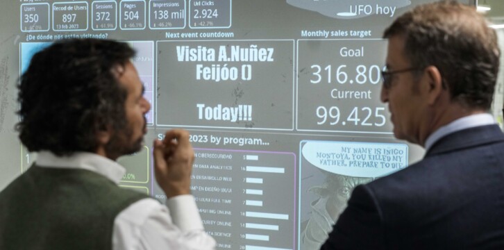 Alberto Núñez Feijóo visita Institute Technology IMMUNE