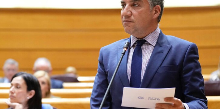 El coordinador general del PP y senador por Andalucía, Elías Bendodo