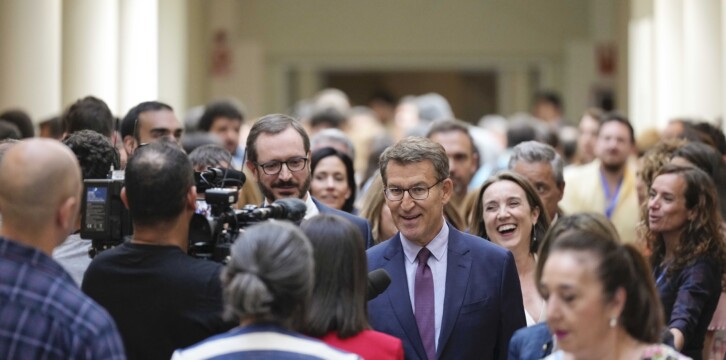 Alberto Núñez Feijóo en el Senado