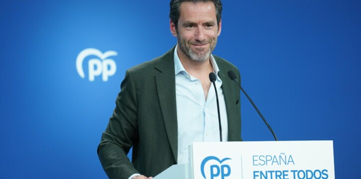 Rueda de prensa de Borja Sémper