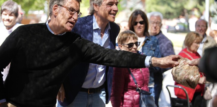Alberto Núñez Feijóo visita Alcorcón