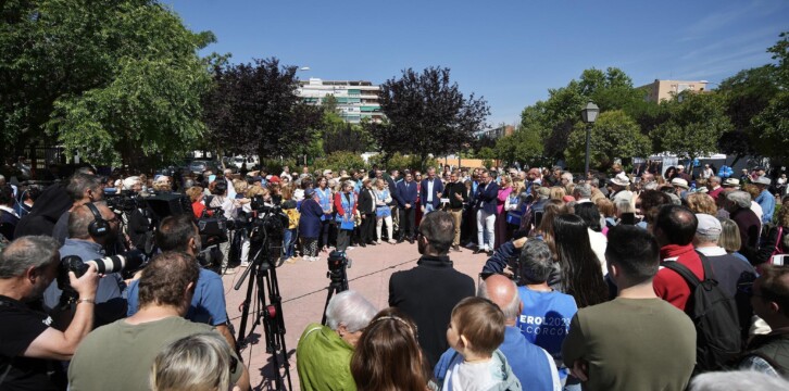 Alberto Núñez Feijóo visita Alcorcón