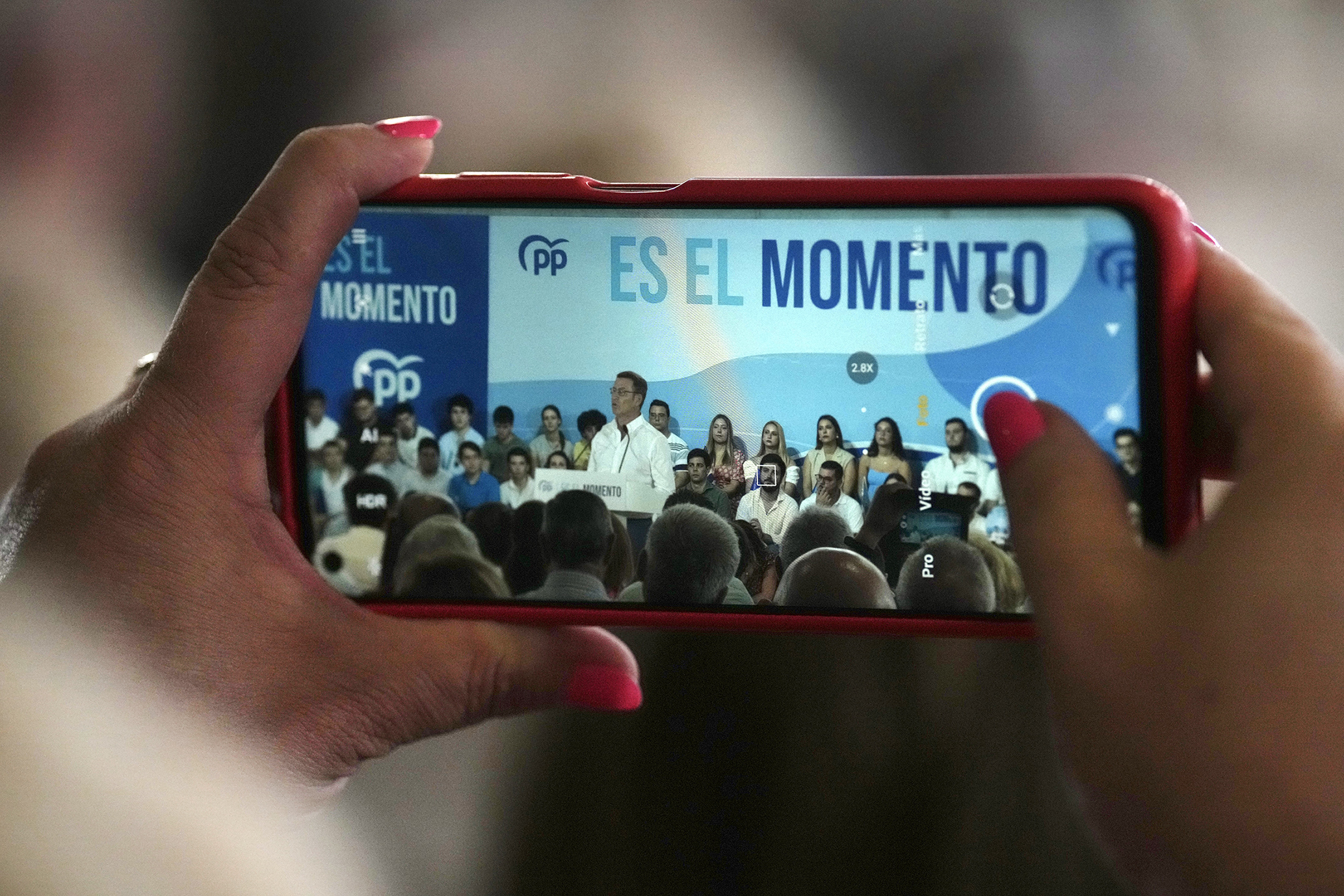 Alberto Núñez Feijóo en un acto en Murcia