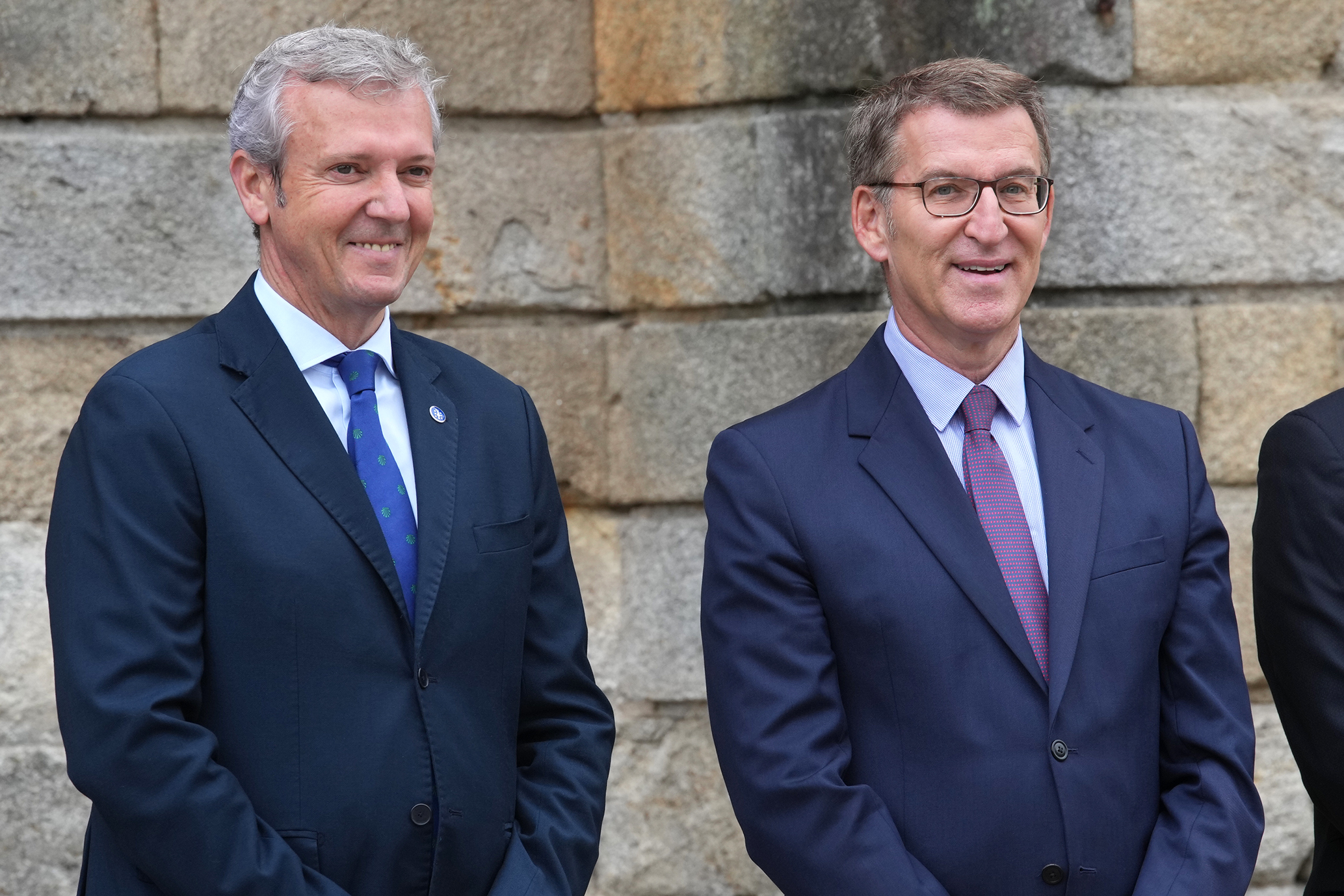 Feijóo en los actos oficiales de la festividad del Apóstol, en Santiago de Compostela