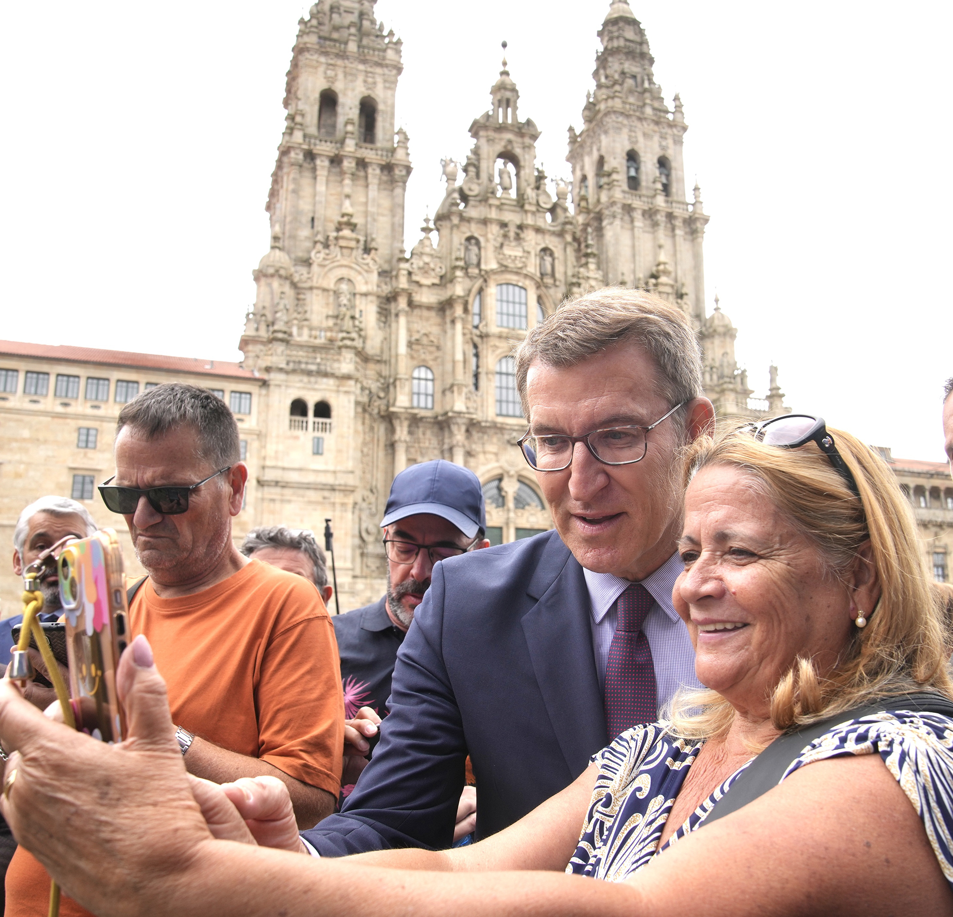 Feijóo en los actos oficiales de la festividad del Apóstol, en Santiago de Compostela