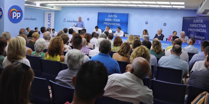 Elias Bendodo participa en la Junda Directiva Provincial del PP de Málaga
