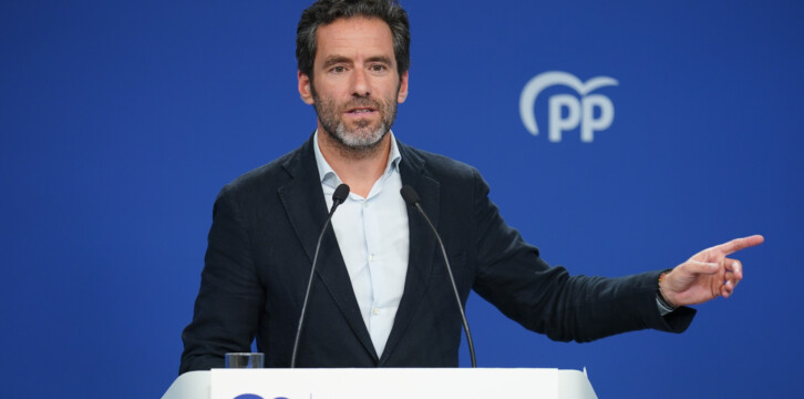 Rueda de prensa de Borja Sémper