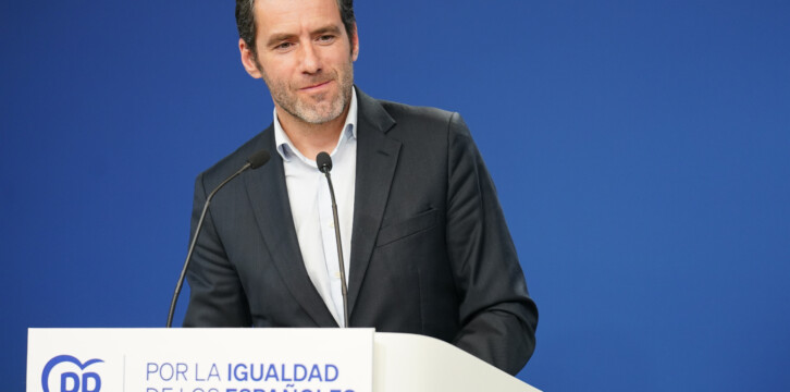 Rueda de prensa de Borja Sémper