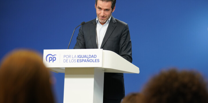 Rueda de prensa de Borja Sémper