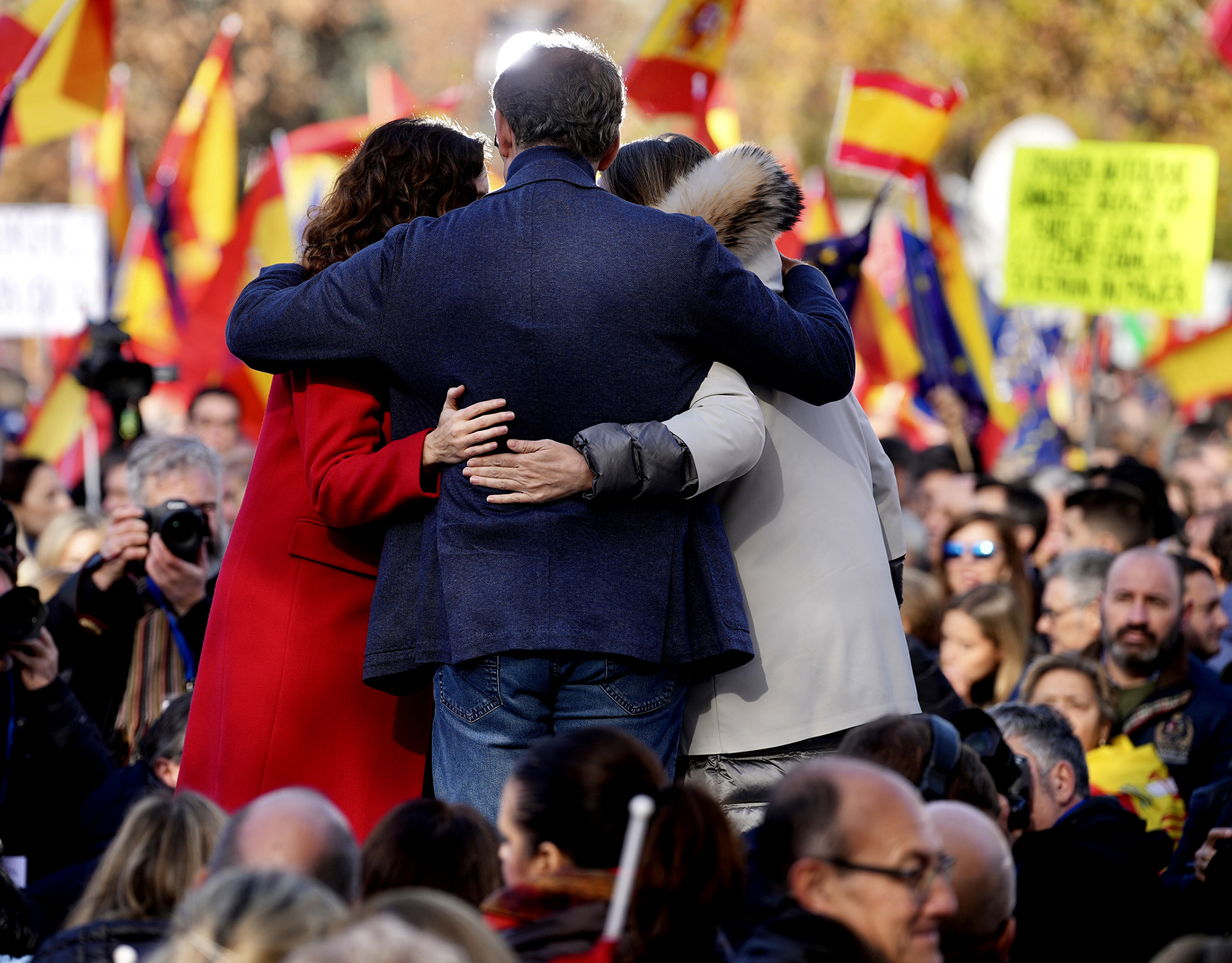 Acto en defensa de la Constitución y de la igualdad de todos los españoles