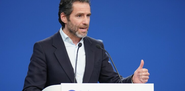 Rueda de prensa de Borja Sémper