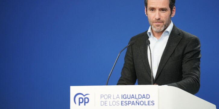 Rueda de prensa de Borja Sémper