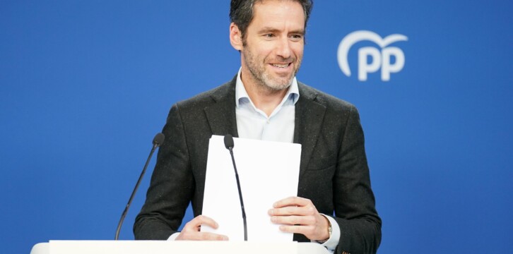 Rueda de prensa de Borja Sémper