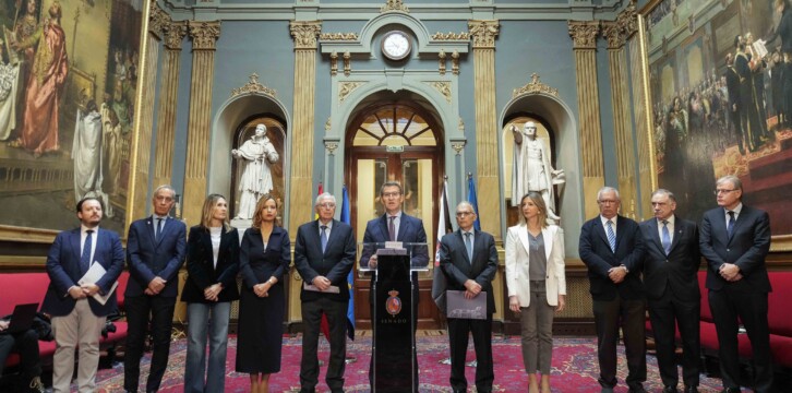 Alberto Núñez Feijóo en el Senado