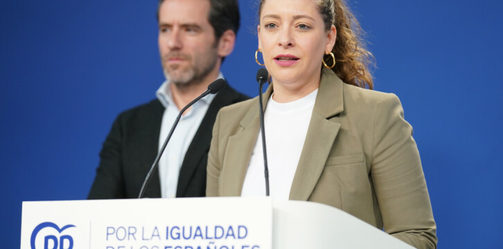 Rueda de prensa de Borja Sémper y Ester Muñoz