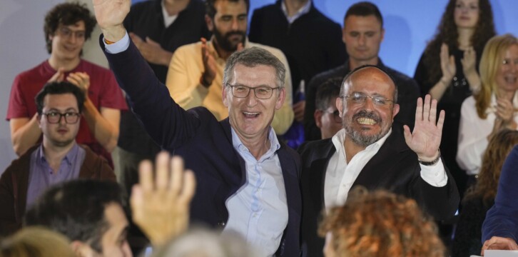 Alberto Núñez Feijóo en Mataró