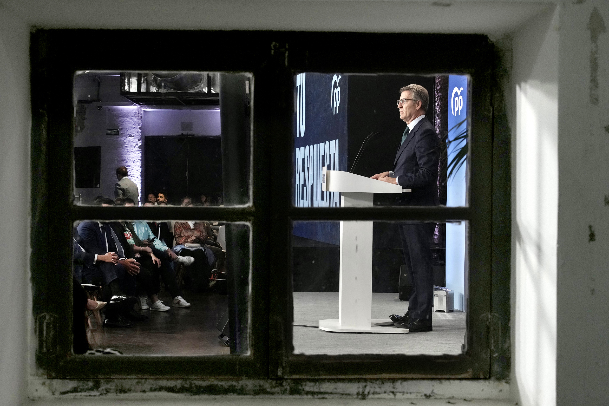 Feijóo en la presentación de los ejes del programa para las Europeas