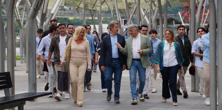 Alberto Núñez Feijóo en Bilbao