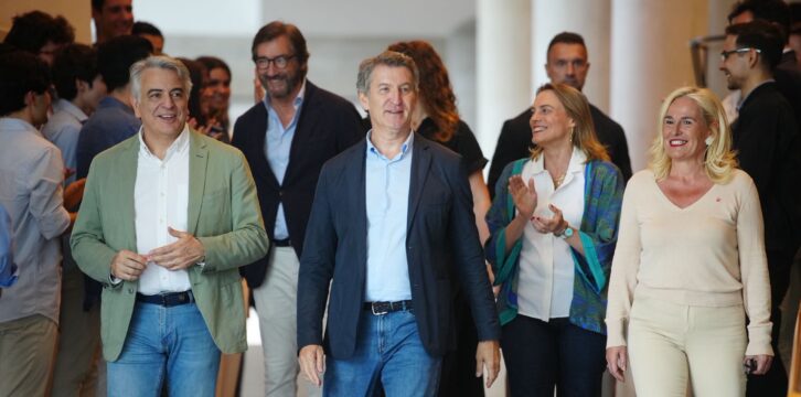 Alberto Núñez Feijóo en Bilbao