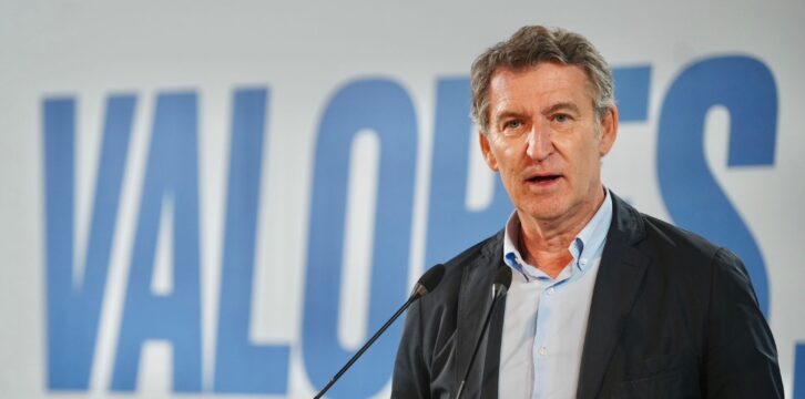 Alberto Núñez Feijóo en Bilbao