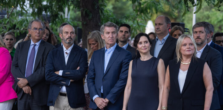 Alberto Núñez Feijóo en el homenaje por el 28º aniversario del asesinato de Miguel Ángel Blanco