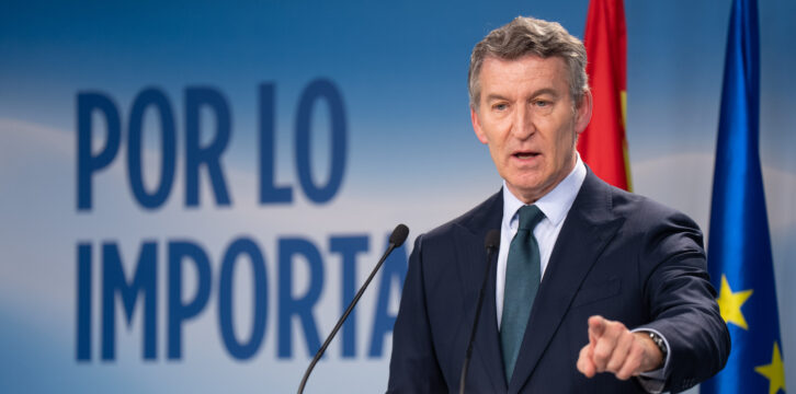Feijóo ofrece una rueda de prensa tras la reunión de seguimiento de la crisis ferroviaria
