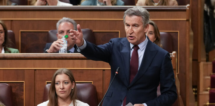 Feijóo interviene en la Sesión de control al Gobierno