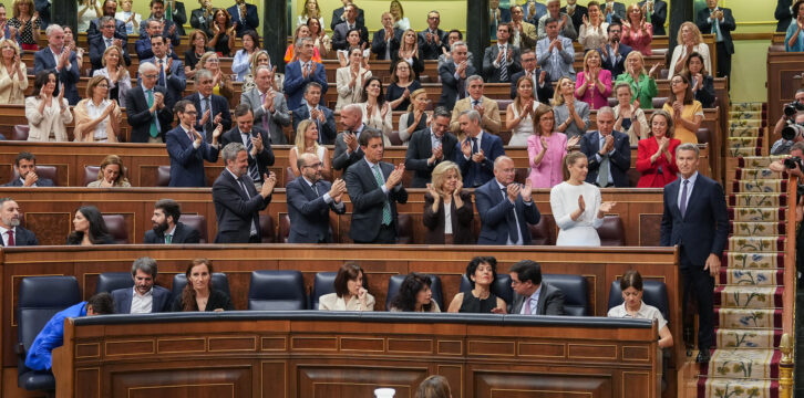 Feijóo en el Congreso de los Diputados