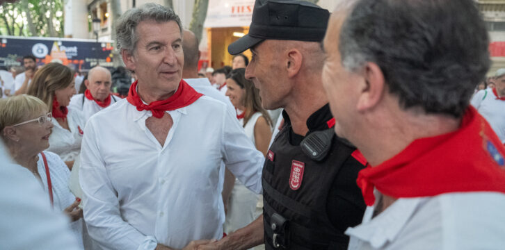 Alberto Núñez Feijóo visita San Fermines y la corrida de toros 07.07.2026