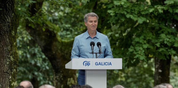 Feijóo y Rueda inauguran el curso político en Cotobade