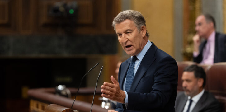 Feijóo en el Congreso de los Diputados